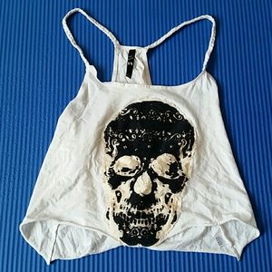 Skull Crop Top