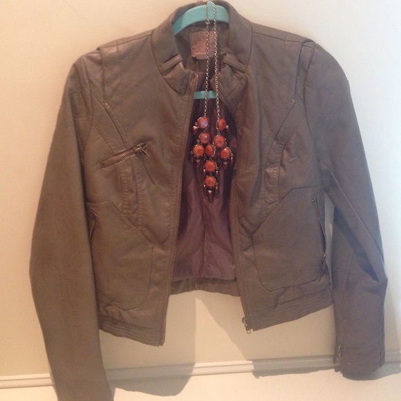Pleather jacket