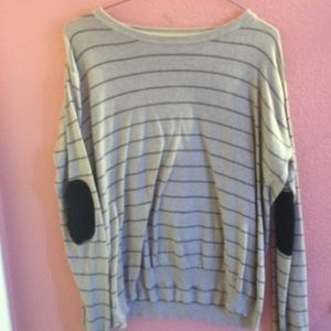 Striped brandy sweater