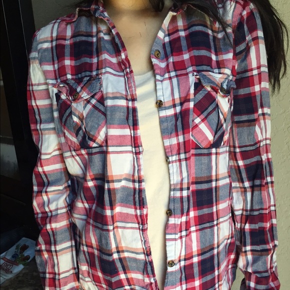 Plaid top