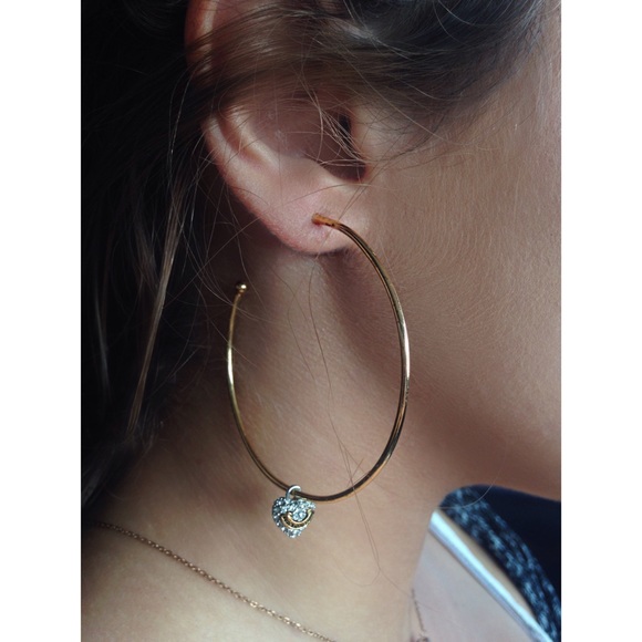Juicy couture hoop earrings