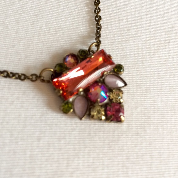 ❤️sold❤️Anthropologie Gem Necklace - Picture 2 of 2