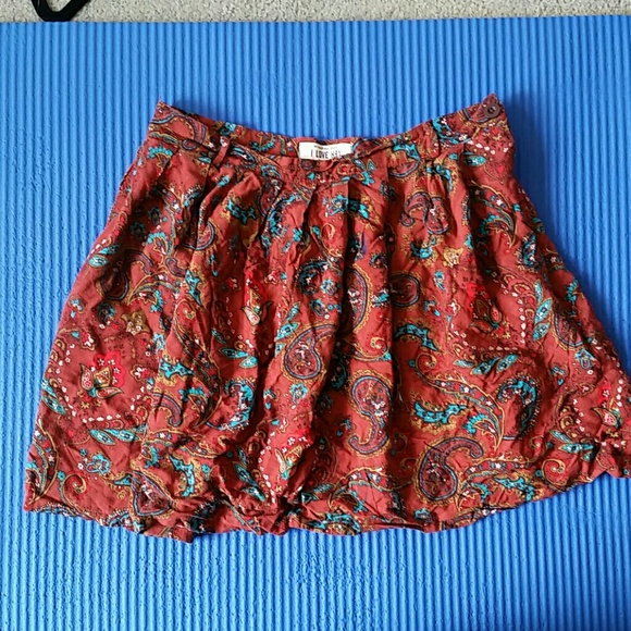 Comfy Floral Skirt
