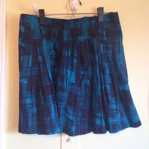 Blue printed Skirt