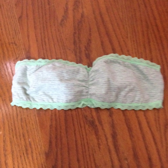 Gray and Mint striped Bandeau