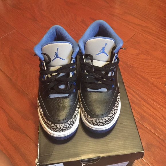 Sport blue 3s /trade? ..cheaper on mercari - Picture 4 of 4