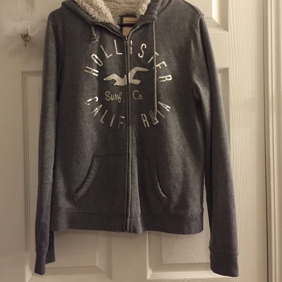 Hollister fur jacket