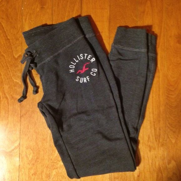 Gray Hollister Sweatpants Leggings