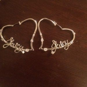 REDUCED PRICEAuthentic juicy couture hoop earrings