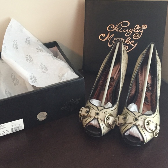 Naughty monkey "double dare" heels