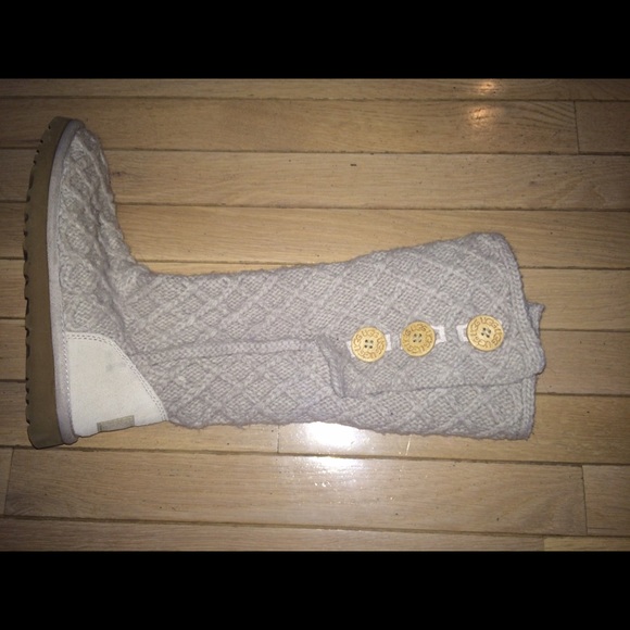 Lattice cardy knit uggs - Picture 2 of 3