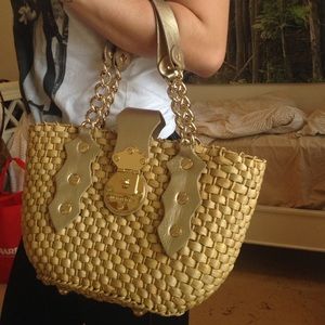 Michael Kors woven purse