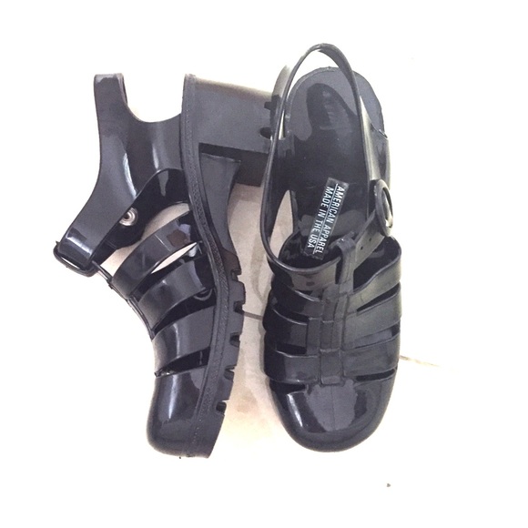 American Apparel Shoes - American Apparel woven jelly sandal