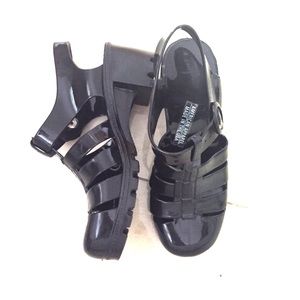 American Apparel woven jelly sandal