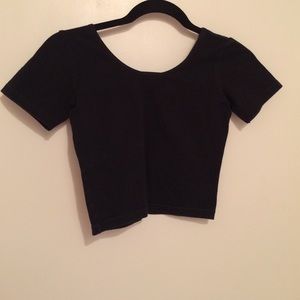 American Apparel Cotton Spandex Crop Top
