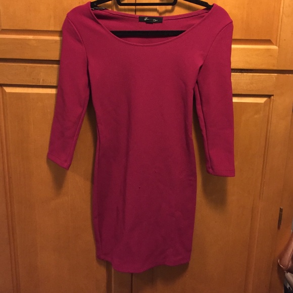 Pink ribbed dress - Picture 3 of 3