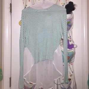 Striped long sleeve shirt