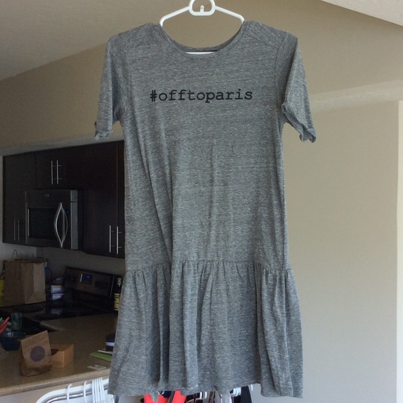 Heathered Jet Setter "Off to Paris" Dress