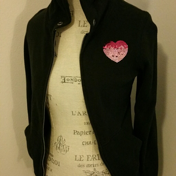 Lowest Sequin victorias secret PINK hoodie. - Picture 2 of 4