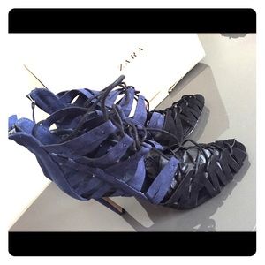 Zara strappy heels