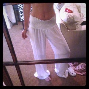 white flowwy Show Me Your Mumu pants