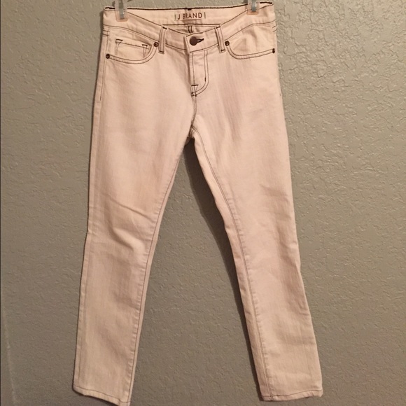 J Brand White Skinny Jeans