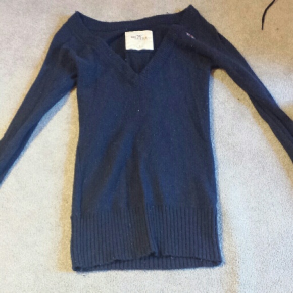 Dark Blue Hollister Sweater