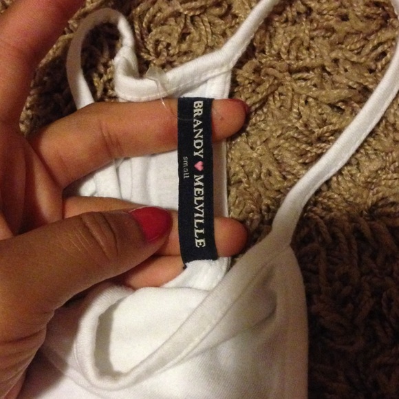 Brandy Melville white Meggy tank - Picture 3 of 3