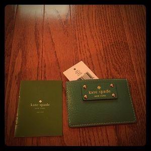 NWT Kate Spade Leather Card Case