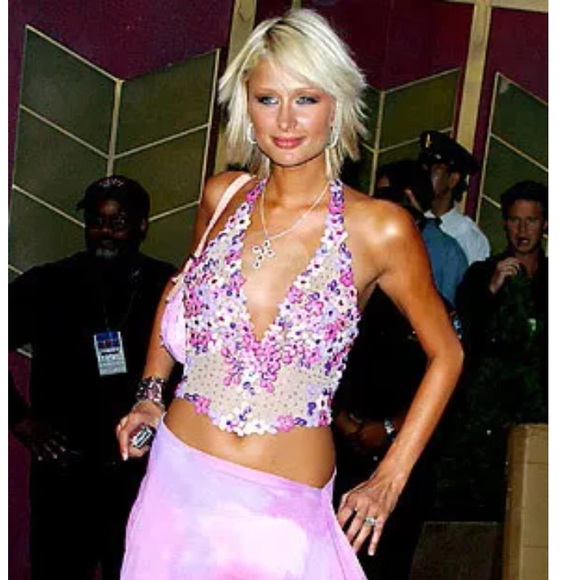 Ema Savahl Couture hand painted halter WearableArt