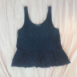 Polka Dot Cropped Tank