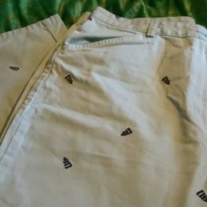 Nautical cropped pants