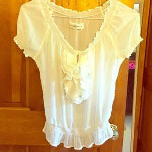 Cream blouse