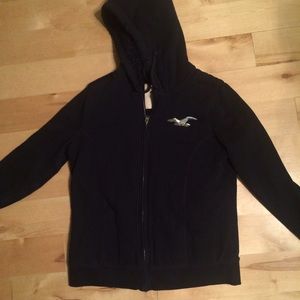 Navy Blue Zip Up Hoodie