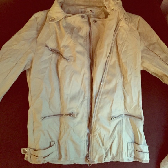 Faux leather jacket