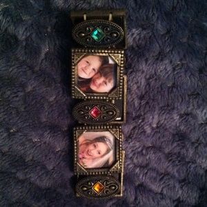 mini picture frame bracelet