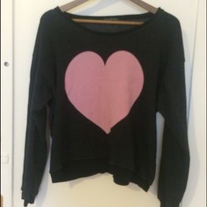 WILDFOX "Big Bold Heart" Sweatshirt