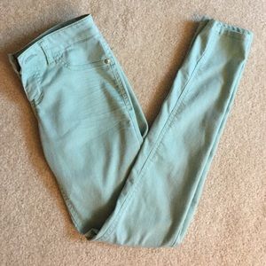 Mint skinny jeans
