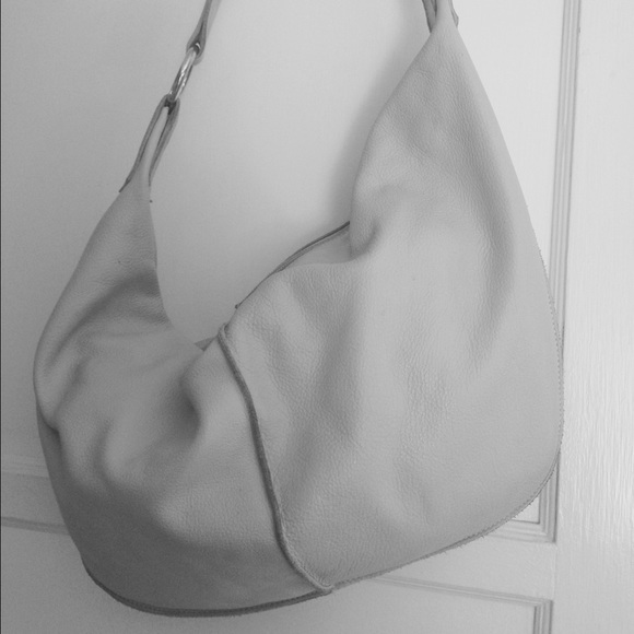Christopher Kon white leather shoulder bag co-lab!
