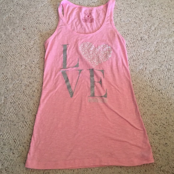Pink VS LOVE workout tank