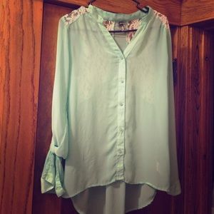 Mint green Vanity top