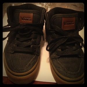 Kids Vans charcoal black