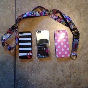 New iPhone 5 cases with a Disneyland lanyard