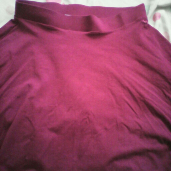 Maroon victoria secret skater skirt