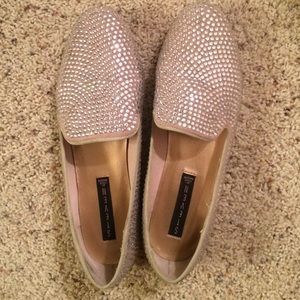 Steve Madden rhinestone loafers