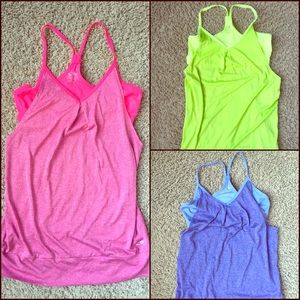BUNDLE! 3 Champion Workout Tanks with built-in bra