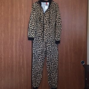 BNWT - H&M Leopard Pajama Hooded Onesie