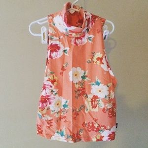 Kendall and Kylie floral crop top