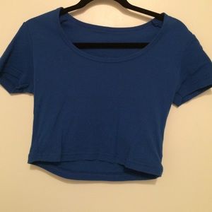 American Apparel Baby Rib Crop Top