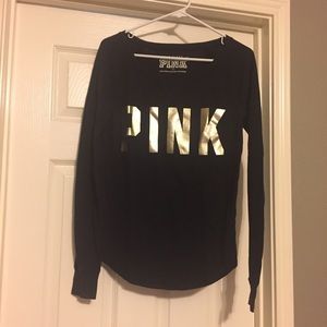 (pink) black long sleeve